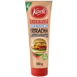 Kavli Amerikansk Dressing Schriracha Vegansk 230g