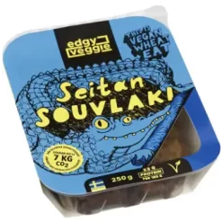 Edgy Veggie Pulled Seitan Souvlaki 250g