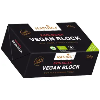Naturli Ekologisk Vegan Block Växtbaserat 200g 3 Naturli Ekologisk Vegan Block Växtbaserat 200g